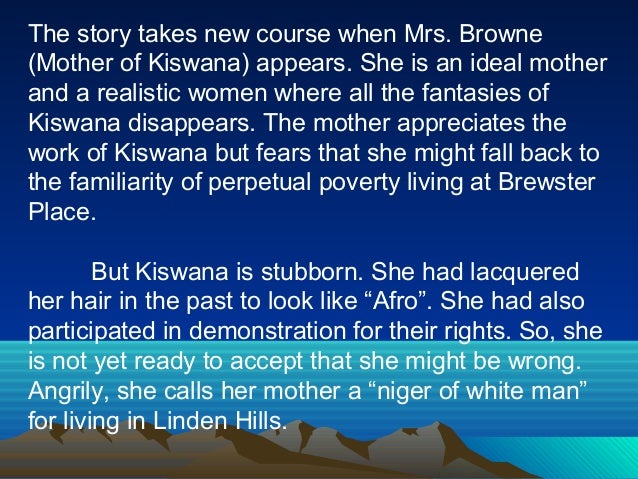 why did kiswana drop out of college in kiswana browne kiswana browne booth